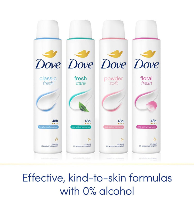 Dove anti-perspirant spray powder fragrance 200ml - British product
