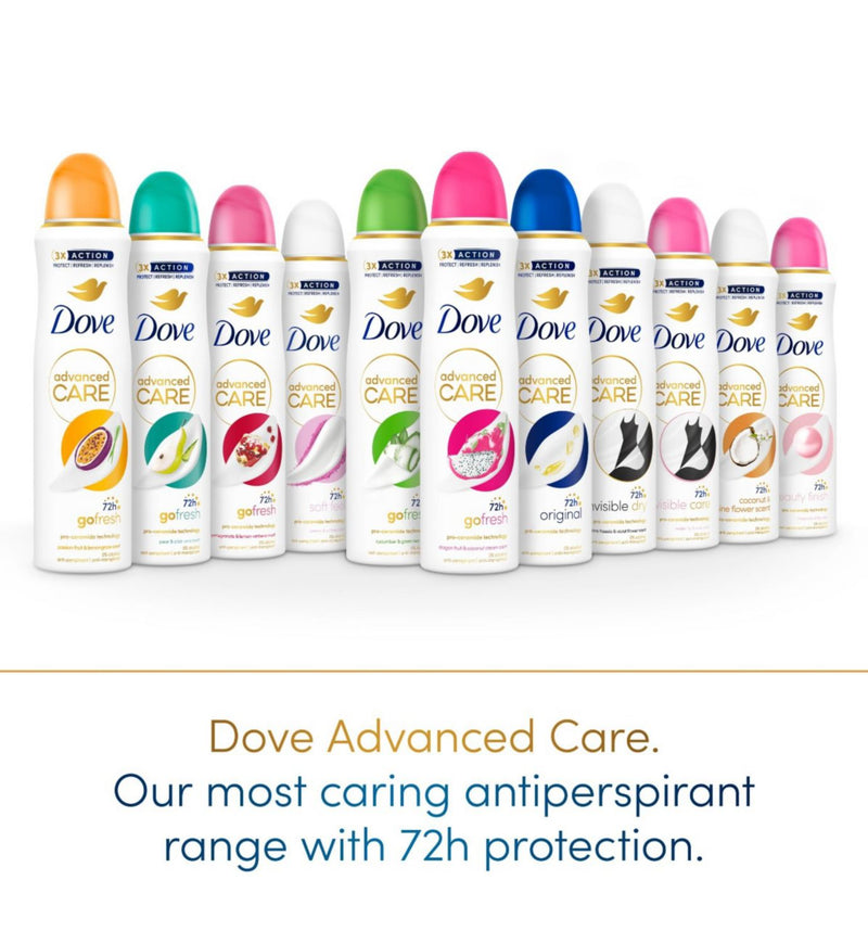 Dove Advanced Care Pear Aloe Vera Anti-Perspirant Spray 200ml - British product