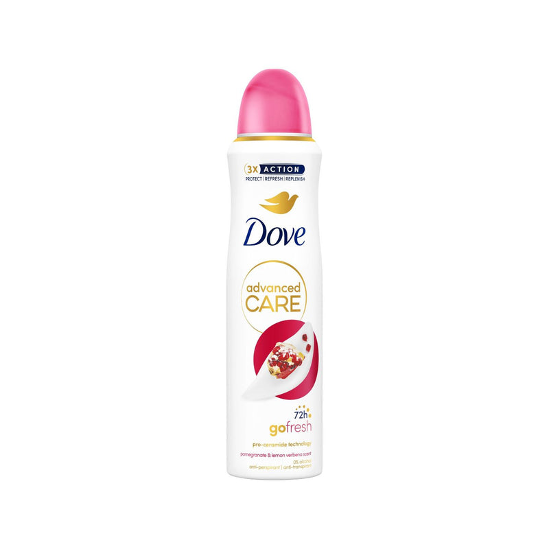 Dove anti-perspirant spray Pomegranate Lemon Verbena 150ml - British product