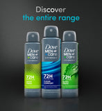 Dove Men+Care Advanced Clean Comfort Anti-Perspirant Spray 150ml, imported from the UK