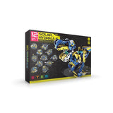 Kit de construcción hidráulica solar 12 en 1, juego de robot educativo de 230 piezas.