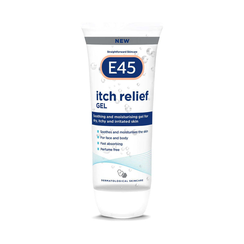 E45 itch relief gel 100ml, imported from the UK