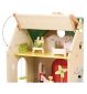 Classic World Flower Cottage Dollhouse Wooden Set - British product