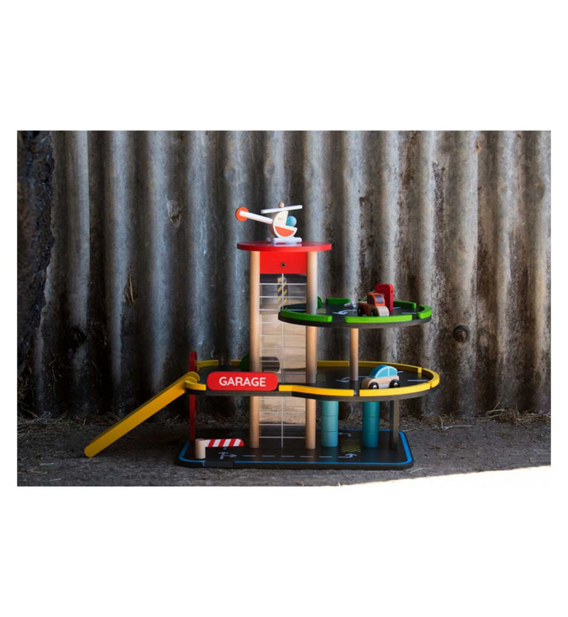 Classic World Garage Playset 62x30x37cm - British product