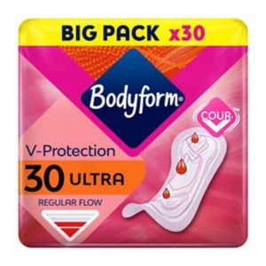 Bodyform Cour-V Ultra Normal Sanitary Towels 30 pack - British product