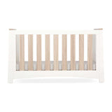 CuddleCo Ada Cot Bed White and Ash - British product