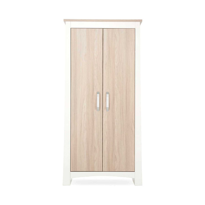 CuddleCo Ada Nursery Wardrobe White Ash - British product