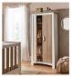 CuddleCo Ada Nursery Wardrobe White Ash - British product