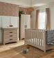 CuddleCo Isla 3 Piece Nursery Furniture Set Ash - British product