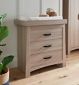 CuddleCo Isla 3 Piece Nursery Furniture Set Ash - British product