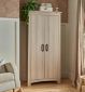 CuddleCo Isla Nursery Wardrobe Ash, imported from the UK