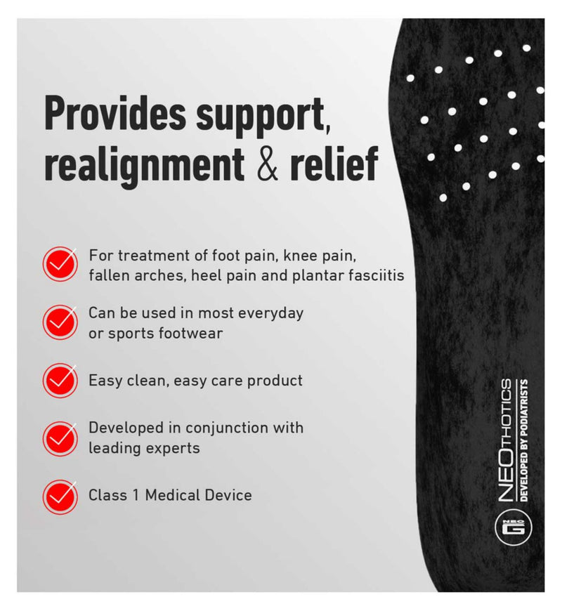 Neo G orthotic insoles Pro-Expert Full Length Small, imported from the UK
