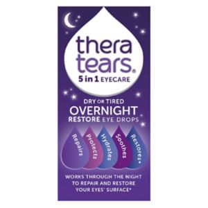 TheraTears Eye Drops Overnight Restore 10ml (British brand)