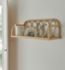 CuddleCo Aria Shelf Rattan nursery storage unit - British product