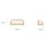 CuddleCo Aria Shelf Rattan nursery storage unit - British product