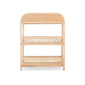 CuddleCo Aria Rattan Changing Unit 75 x 50 x 96cm Nursery