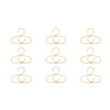 CuddleCo Aria Rattan Baby Clothes Hangers Set of 9