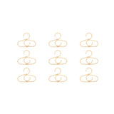 CuddleCo Aria Set of 9 Hangers - Rattan