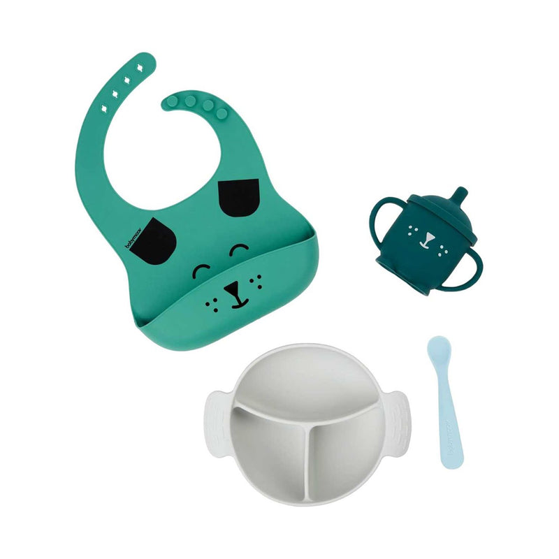 Babymoov Learn ISY Feeding Set Blue Dog - British product
