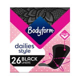 Boots Bodyform Dailies Black Normal Panty Liners 26 pack- Buy online at McGrocer