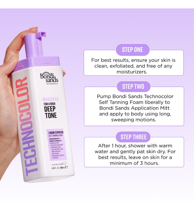 Bondi Sands self tan foam Magenta 200ml - British product