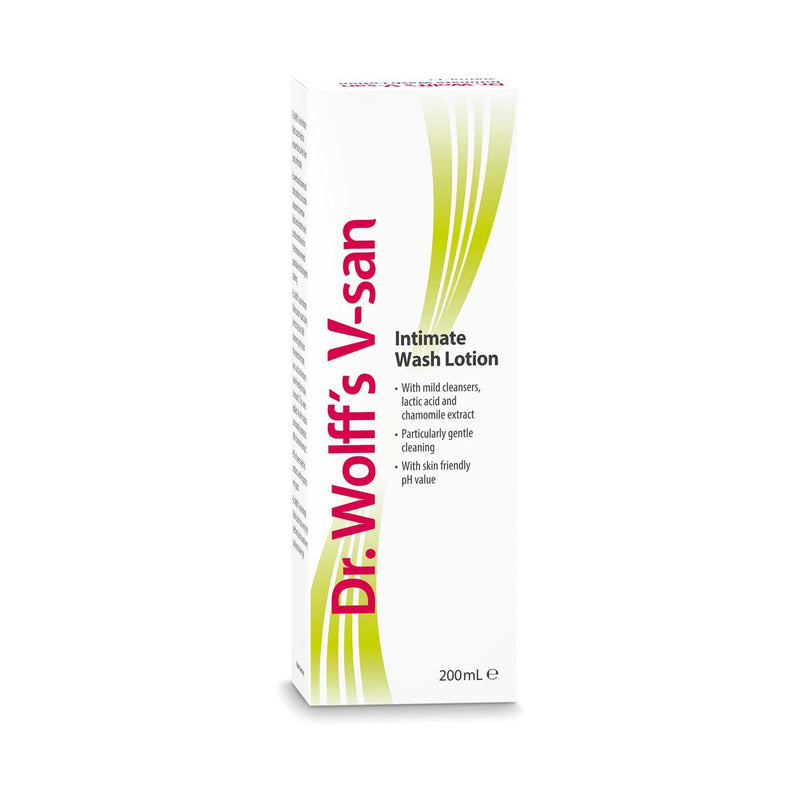 Dr Wolff's V-san Intimate Wash Lotion 200ml - British product