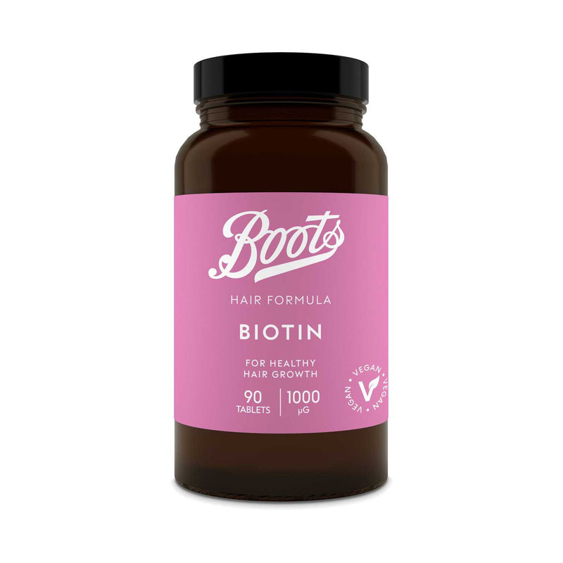 Boots biotin tablets hair formula 1000µg - British product