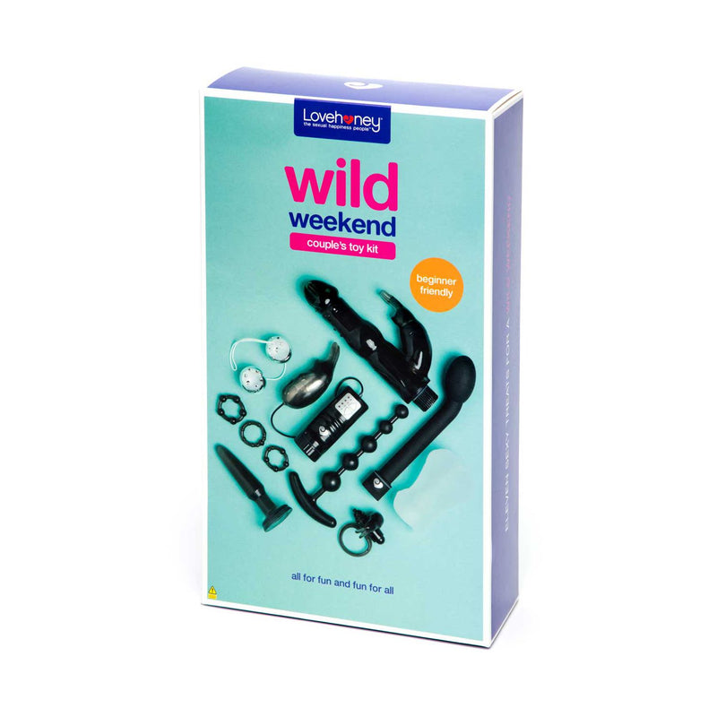 Lovehoney Wild Weekend couples sex toy kit - British product