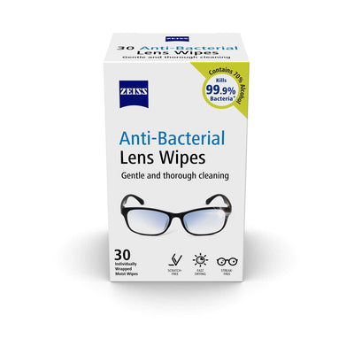 Boots ZEISS Anti-Bacterial Lens Wipes 30 pack- Buy online at McGrocer