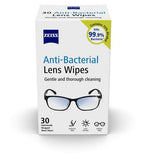 ZEISS Anti-Bacterial Lens Wipes 30 pack (British brand)