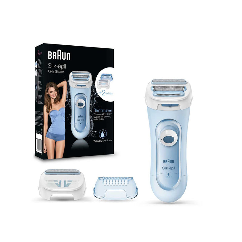 Braun Silk-épil Lady Shaver 5-160 Blue electric shaver, imported from the UK