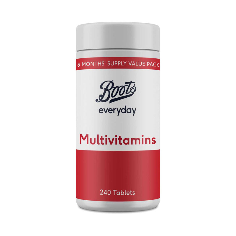 Boots everyday Multivitamins 240 Tablets - British product