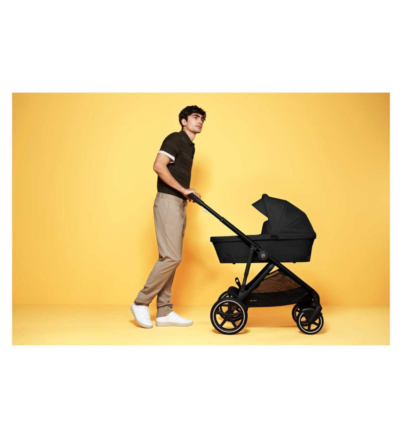 Cybex Gazelle S Carrycot Moon Black Infant Cot - British product
