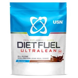USN Diet Fuel Ultralean chocolate meal replacement shake 770g (British brand)