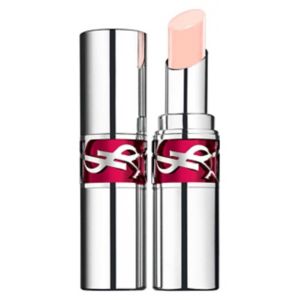 YSL Rouge Volupté Candy Glaze lipstick with silver case (British brand)