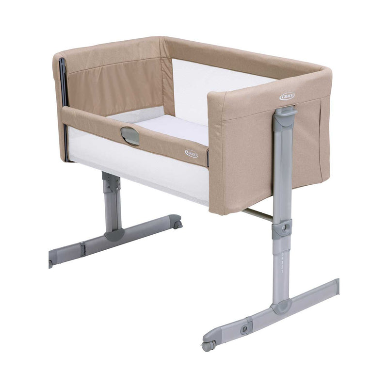 Graco Sweet2Sleep Bedside Bassinet Oatmeal model, UK version