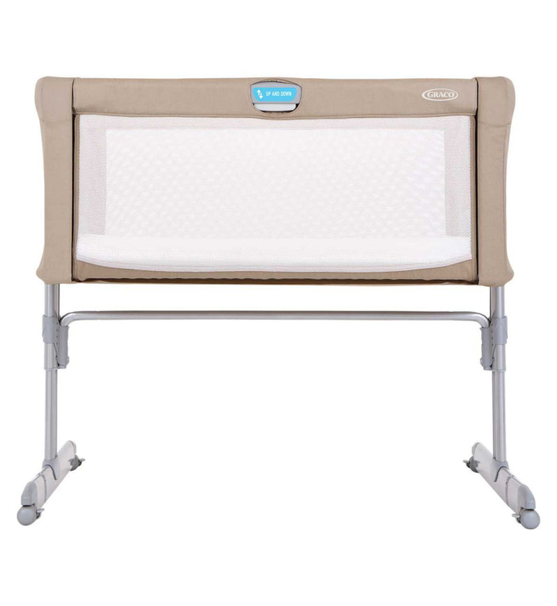 Graco Sweet2Sleep Bedside Bassinet Oatmeal model, UK version