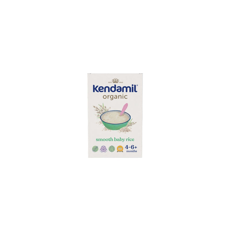 Kendamil Organic Smooth Baby Rice 120g pack, UK version