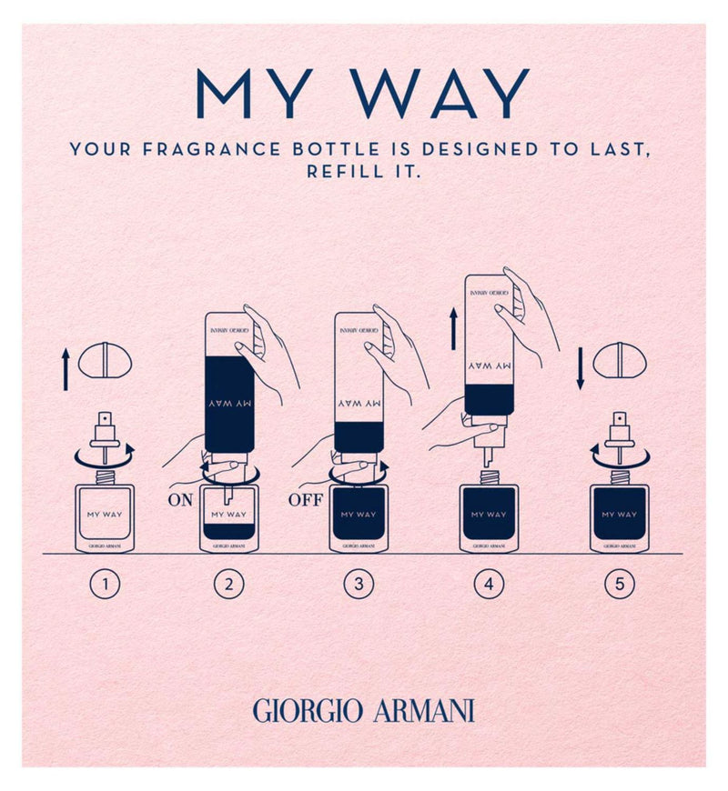 Giorgio Armani My Way Eau de Parfum Refill 100ml, UK version