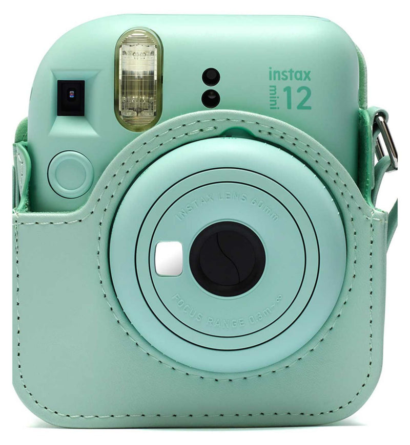 Instax Mini 12 mint green camera case - British product
