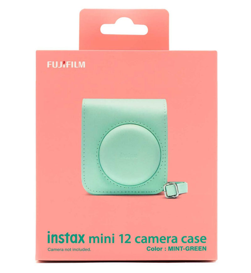 Instax Mini 12 mint green camera case - British product