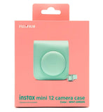 Instax Mini 12 mint green camera case - British product