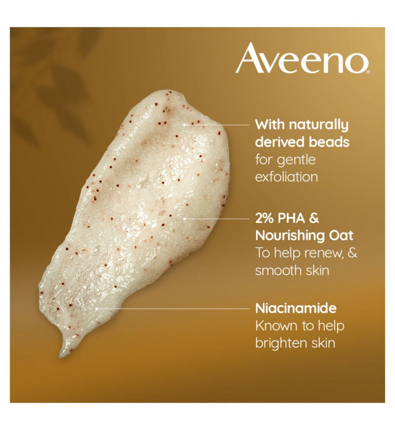 Aveeno Skin Renewal Gentle Body Scrub 200ml - British product
