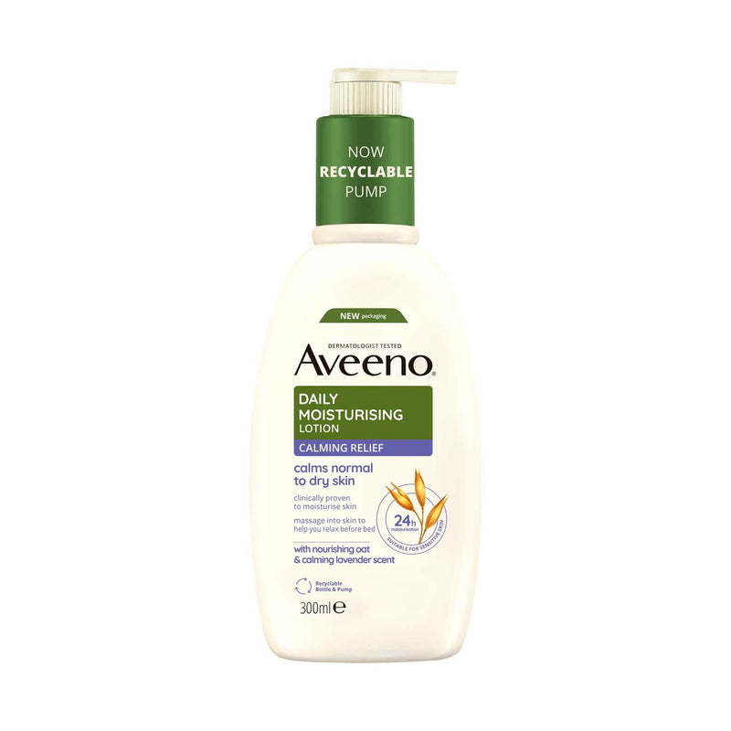 Aveeno Daily Moisturising Lotion Calming Relief Lavender 300ml - British product