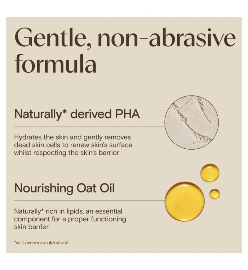 Aveeno CALM+RESTORE Gentle Face Scrub 150ml - British product