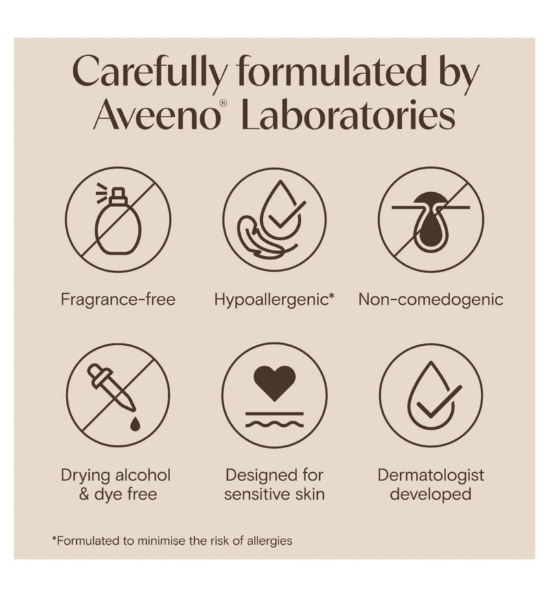 Aveeno CALM+RESTORE Gentle Face Scrub 150ml - British product