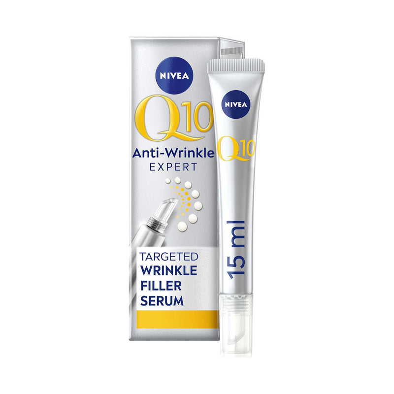 NIVEA Q10 Anti-Wrinkle Power Wrinkle Filler Serum 15ml, imported from the UK