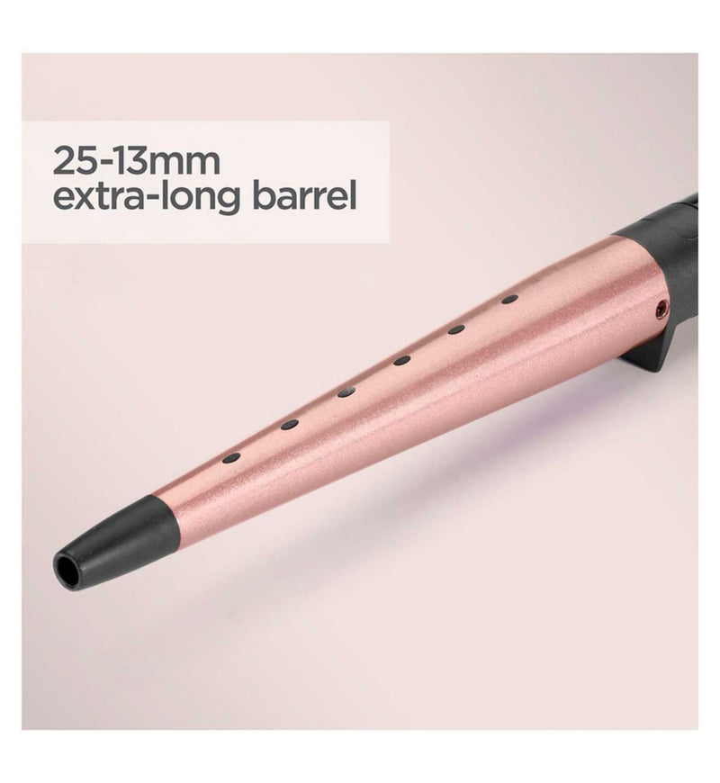 BaByliss Rose Quartz Conical Wand 25mm-13mm - British product