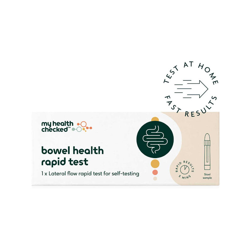 MyHealthChecked Bowel Health Rapid Test, UK version