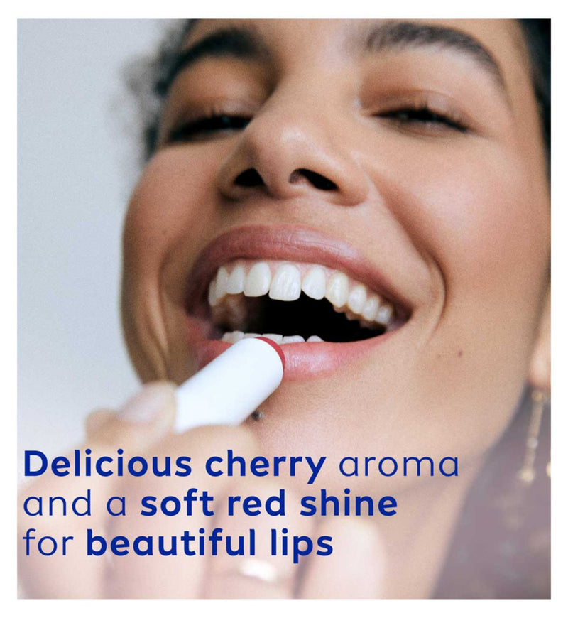 NIVEA Cherry Shine Lip Balm 4.8g (British brand)